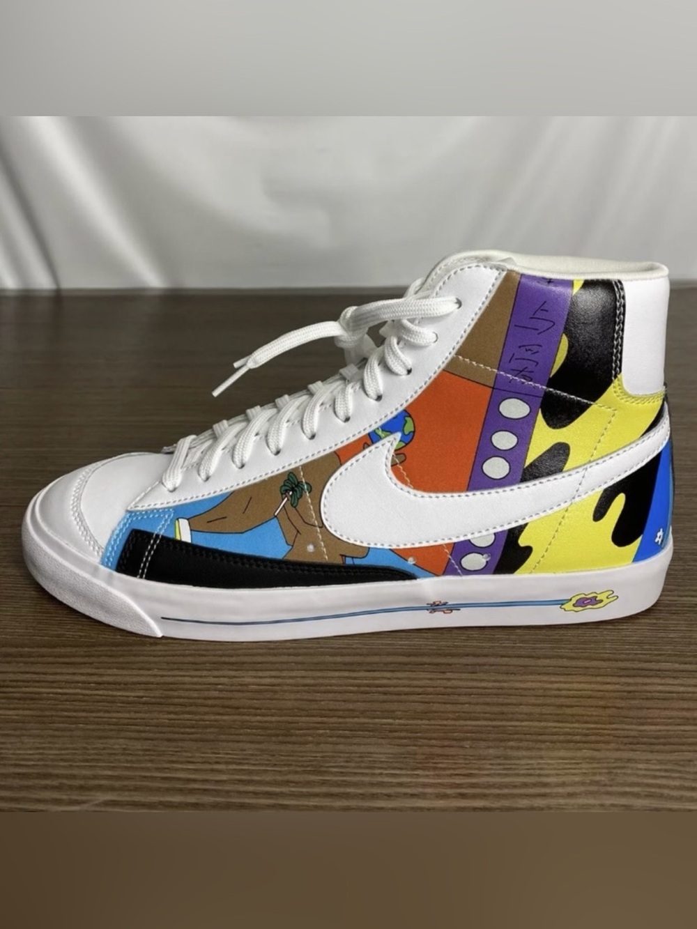 Nike Blazer Mid 77 Flyleather QS Ruohan Wang Men Size 10 NIB Sneakers CZ3775-900